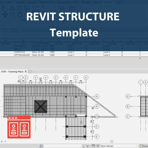 Revit Structure Template Icon
